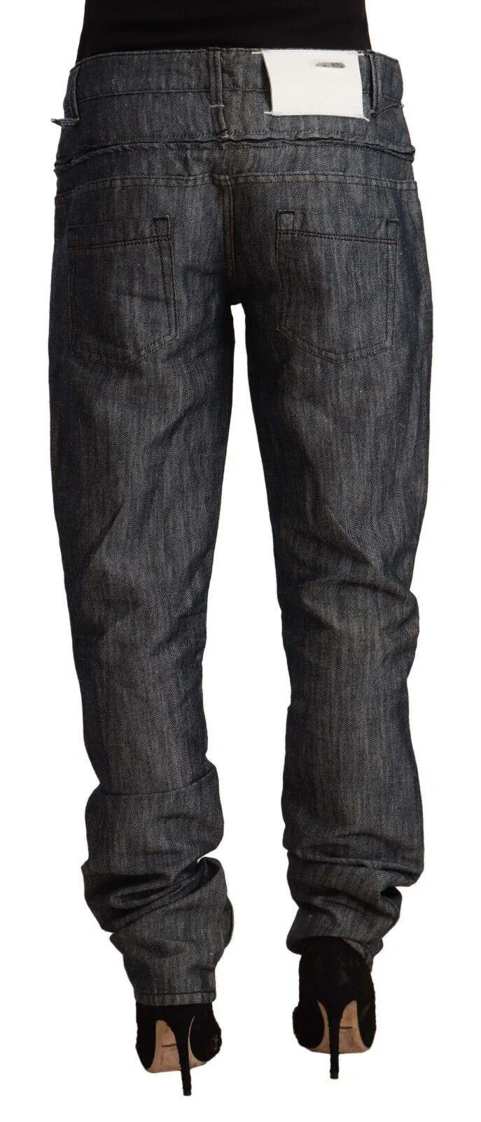 Acht Chic Mid-Waist Straight-Cut Jeans