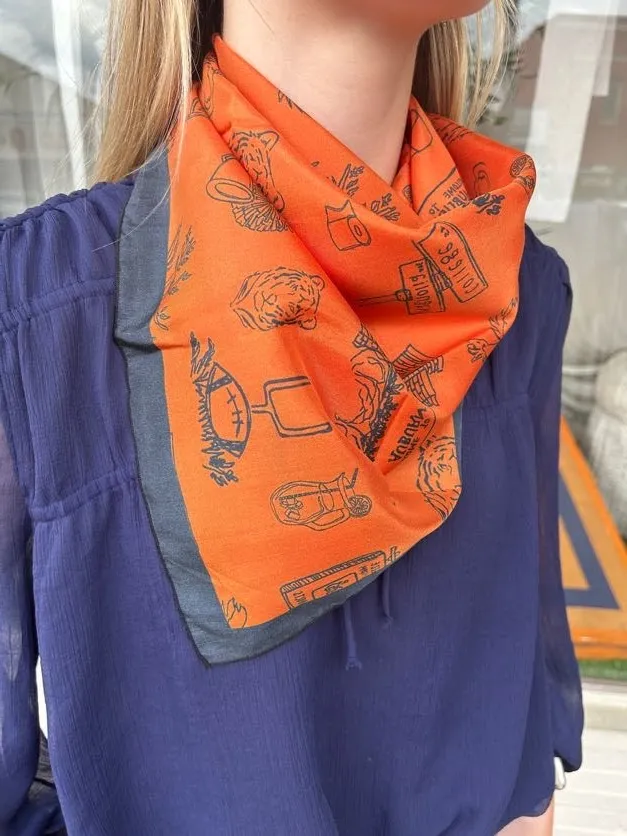 AU Silk Scarf