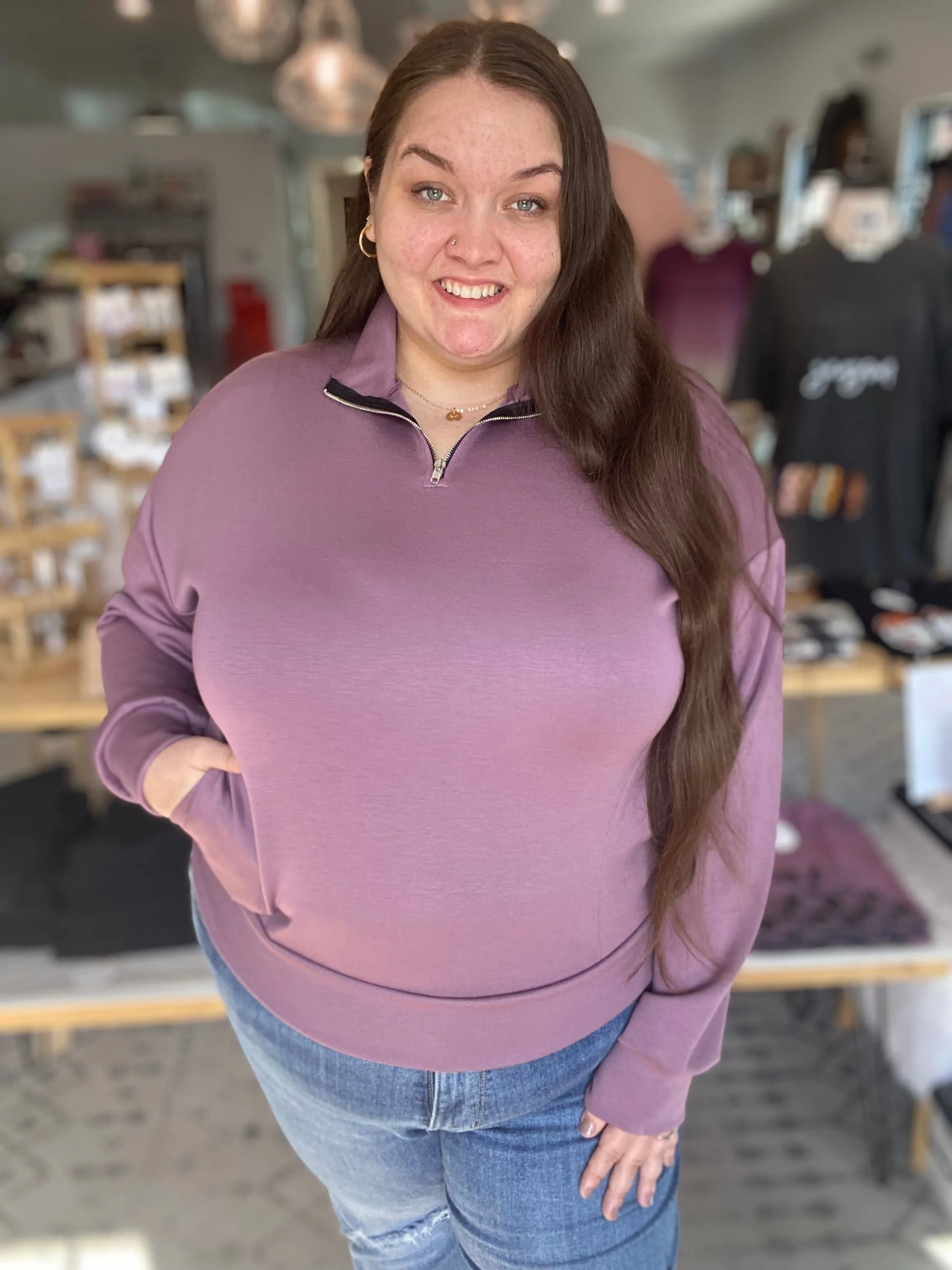 Bridget Quarter-Zip Pullover