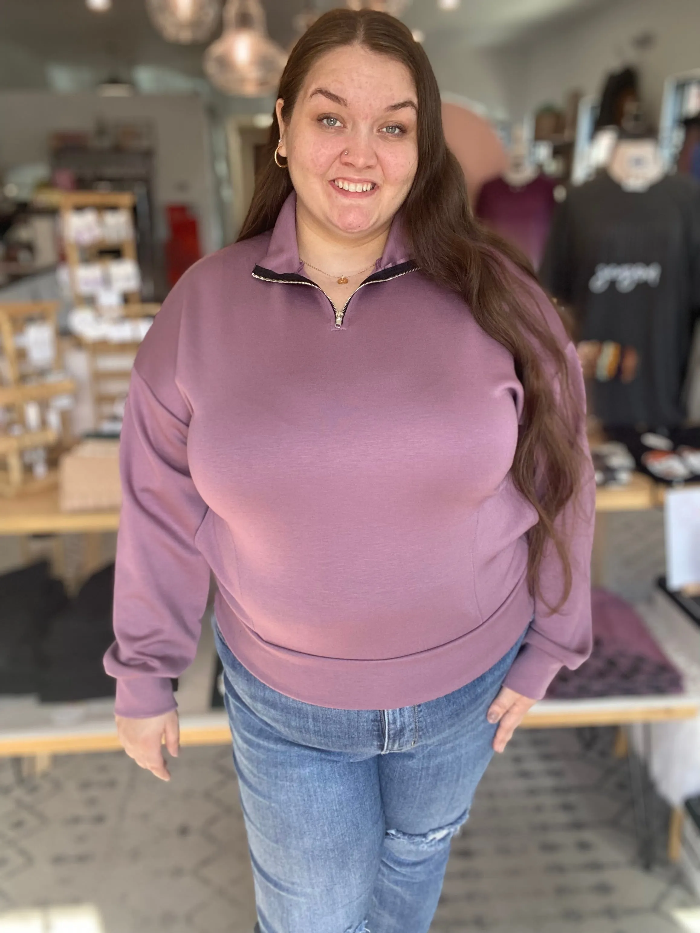 Bridget Quarter-Zip Pullover