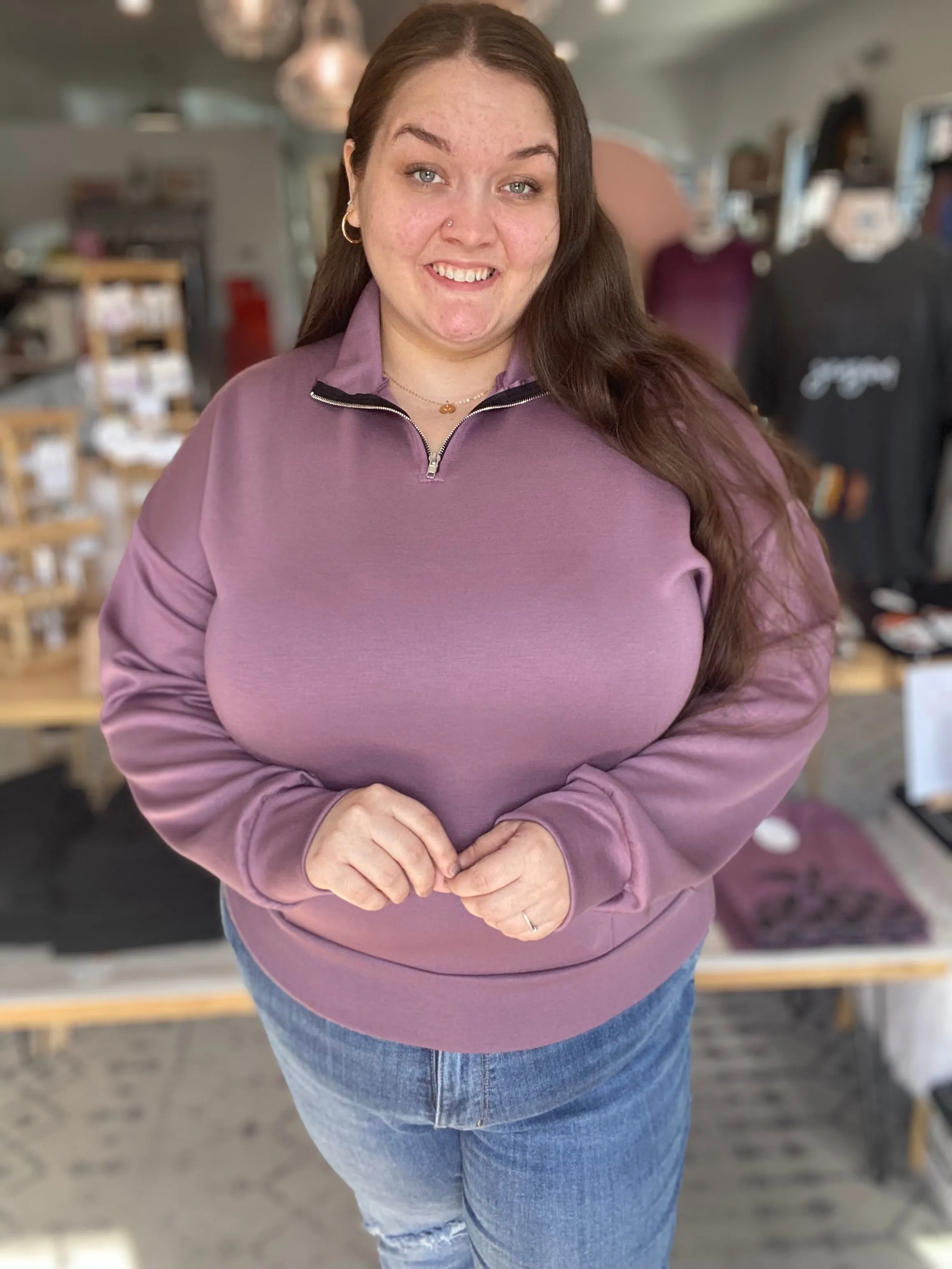 Bridget Quarter-Zip Pullover
