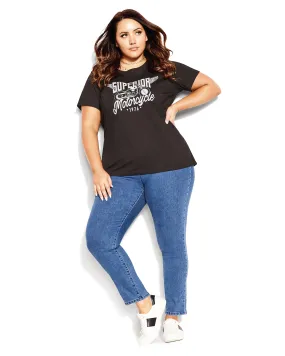 California Cotton Graphic Tee | Black