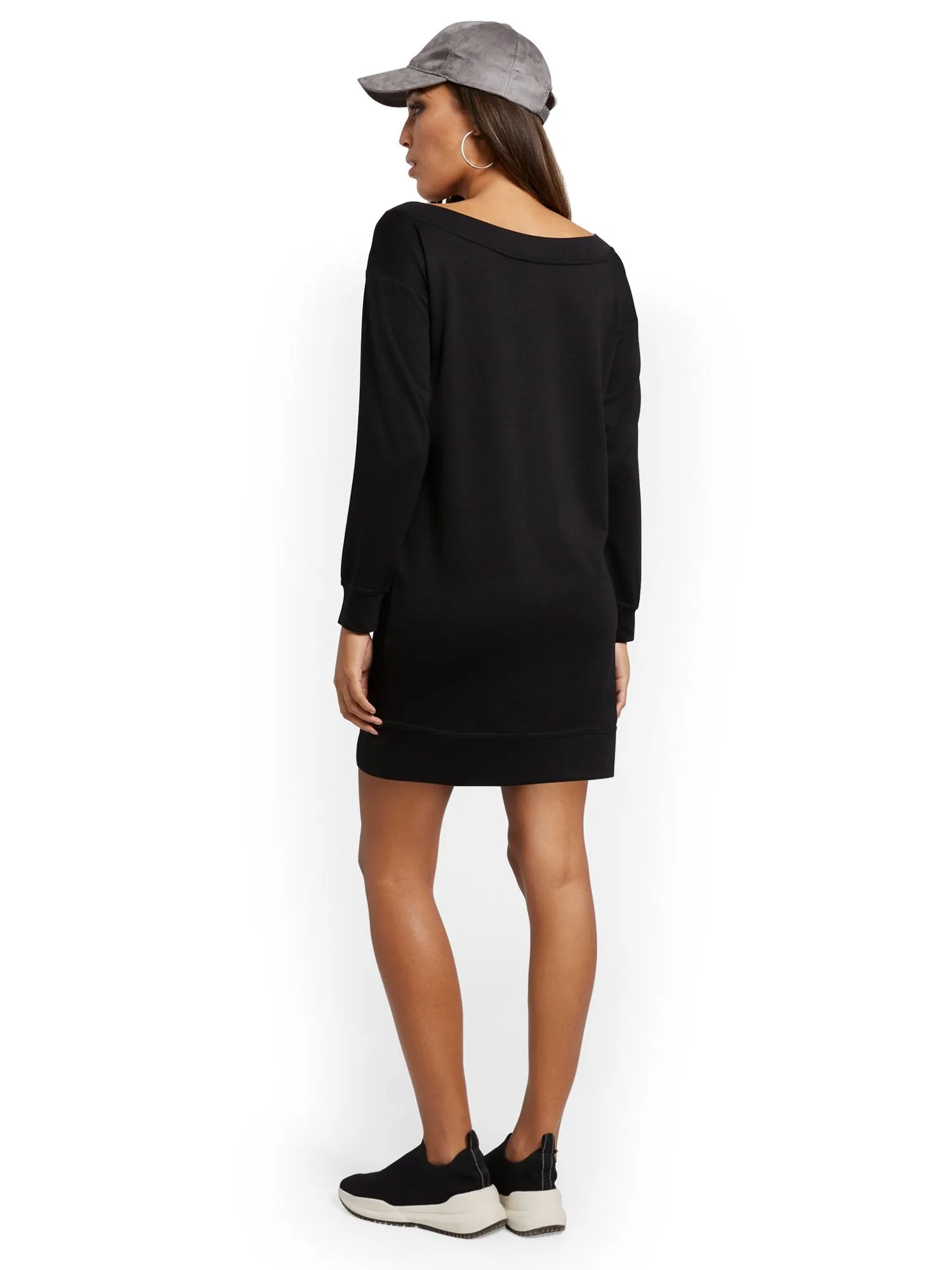 Dreamy French Terry Slouch Sweatshirt Dress