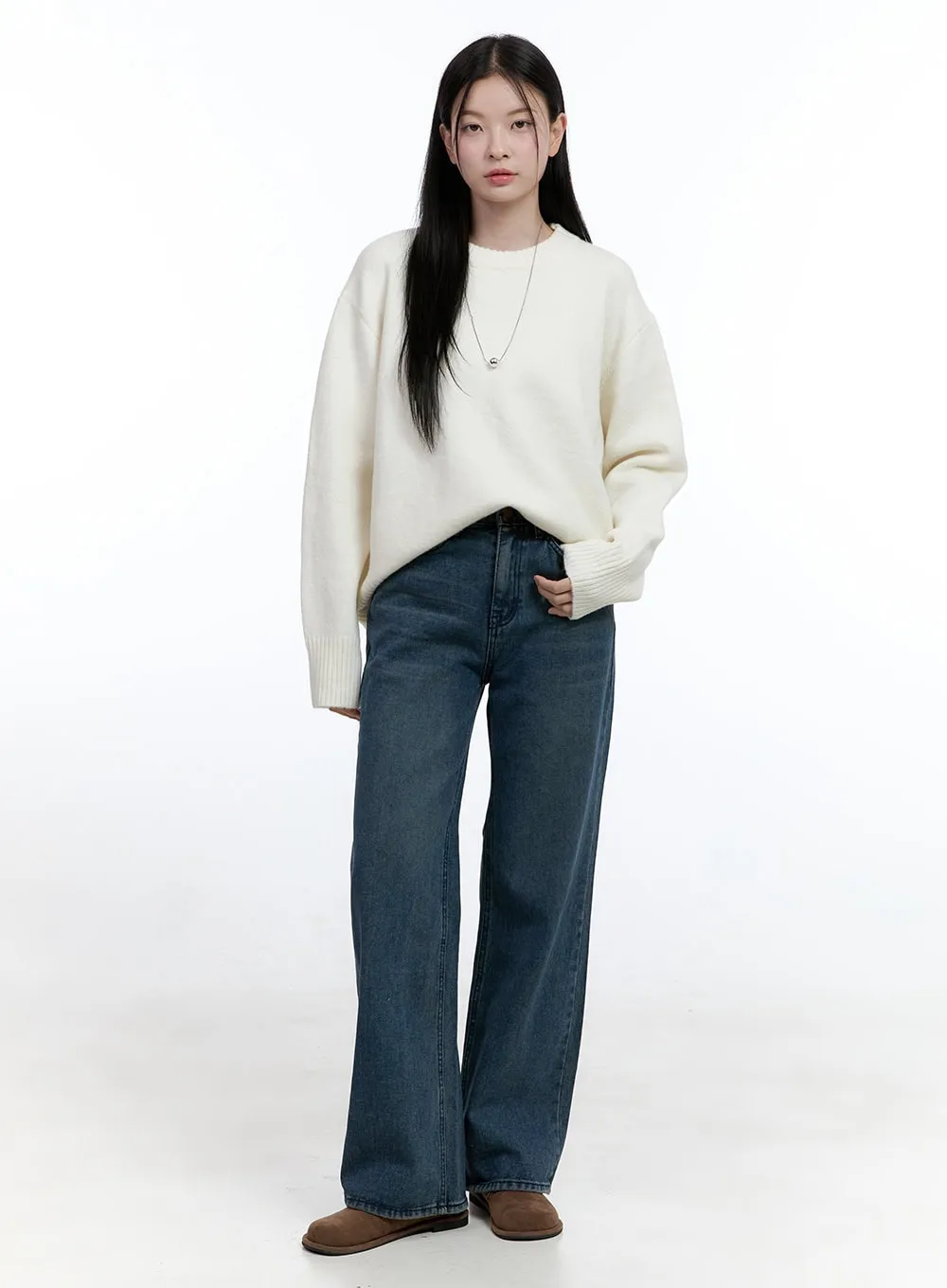 Elise Urban Chic Wide-Leg Jeans OO429