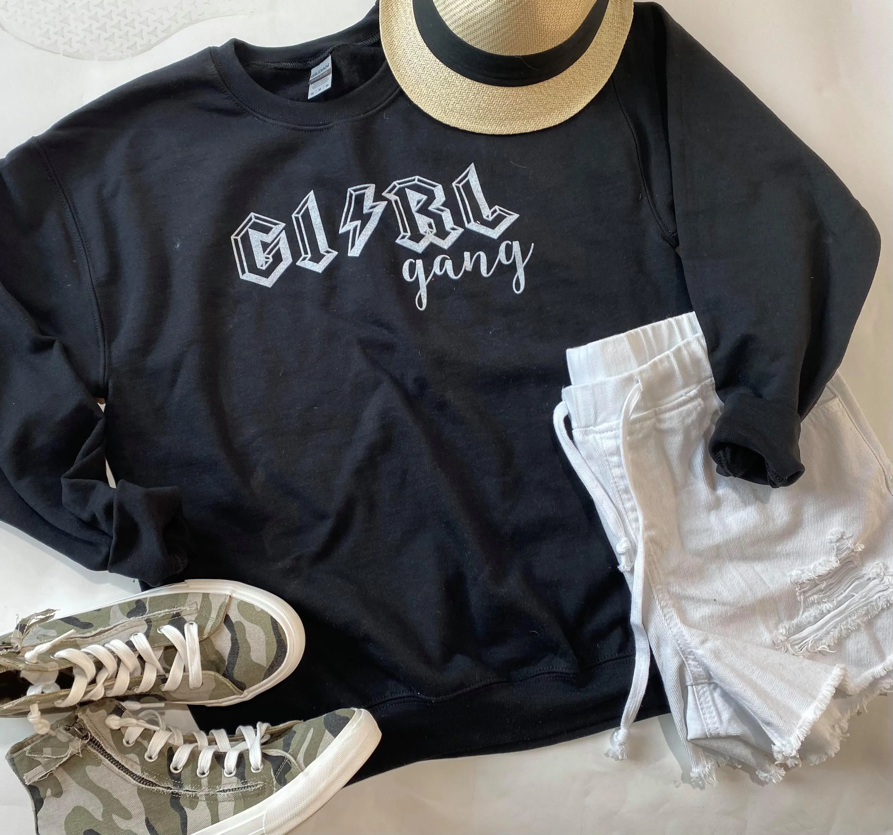 Girl Gang Lightning Sweatshirt* - Final Sale