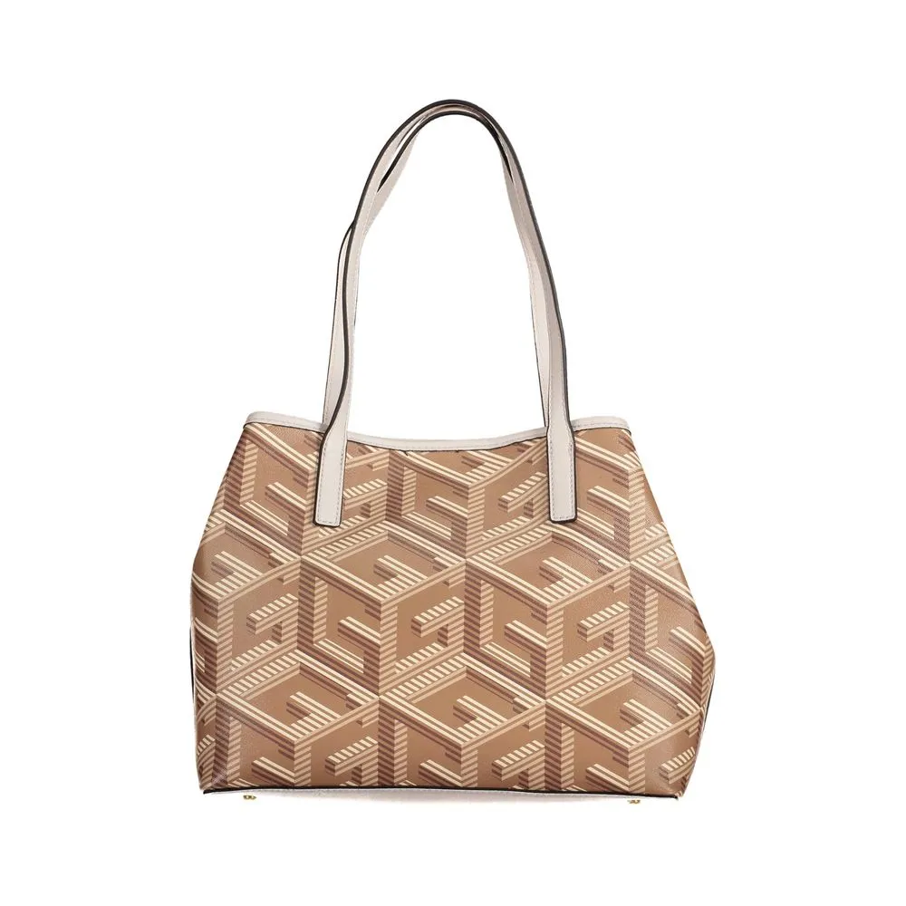 Guess Jeans Chic Beige Convertible Guess Shoulder Bag