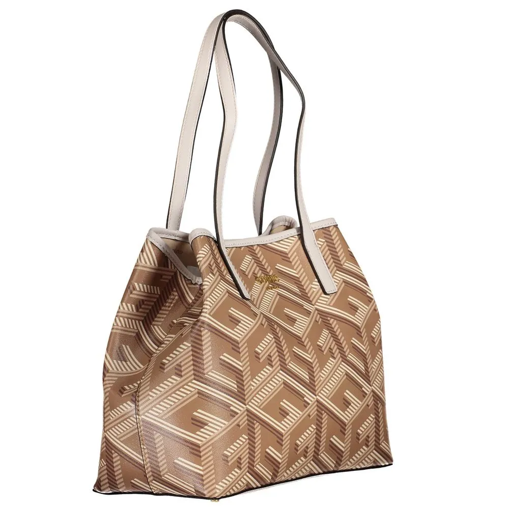 Guess Jeans Chic Beige Convertible Guess Shoulder Bag