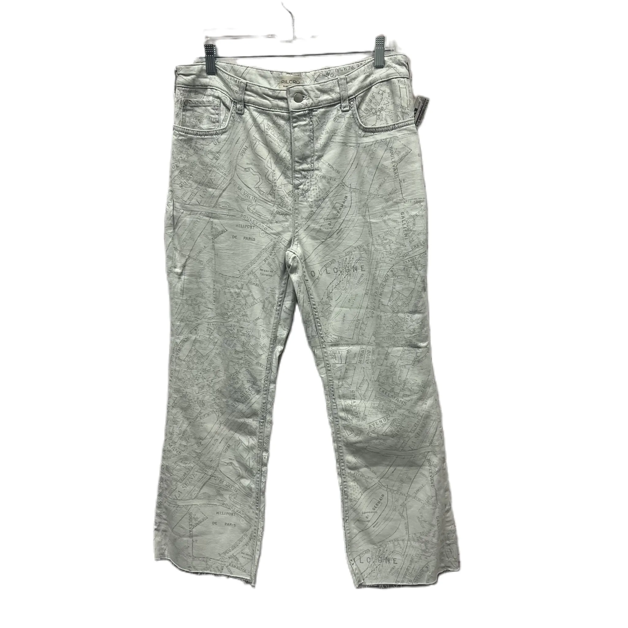 Jeans Wide Leg By Pilcro In Grey, Size: 14