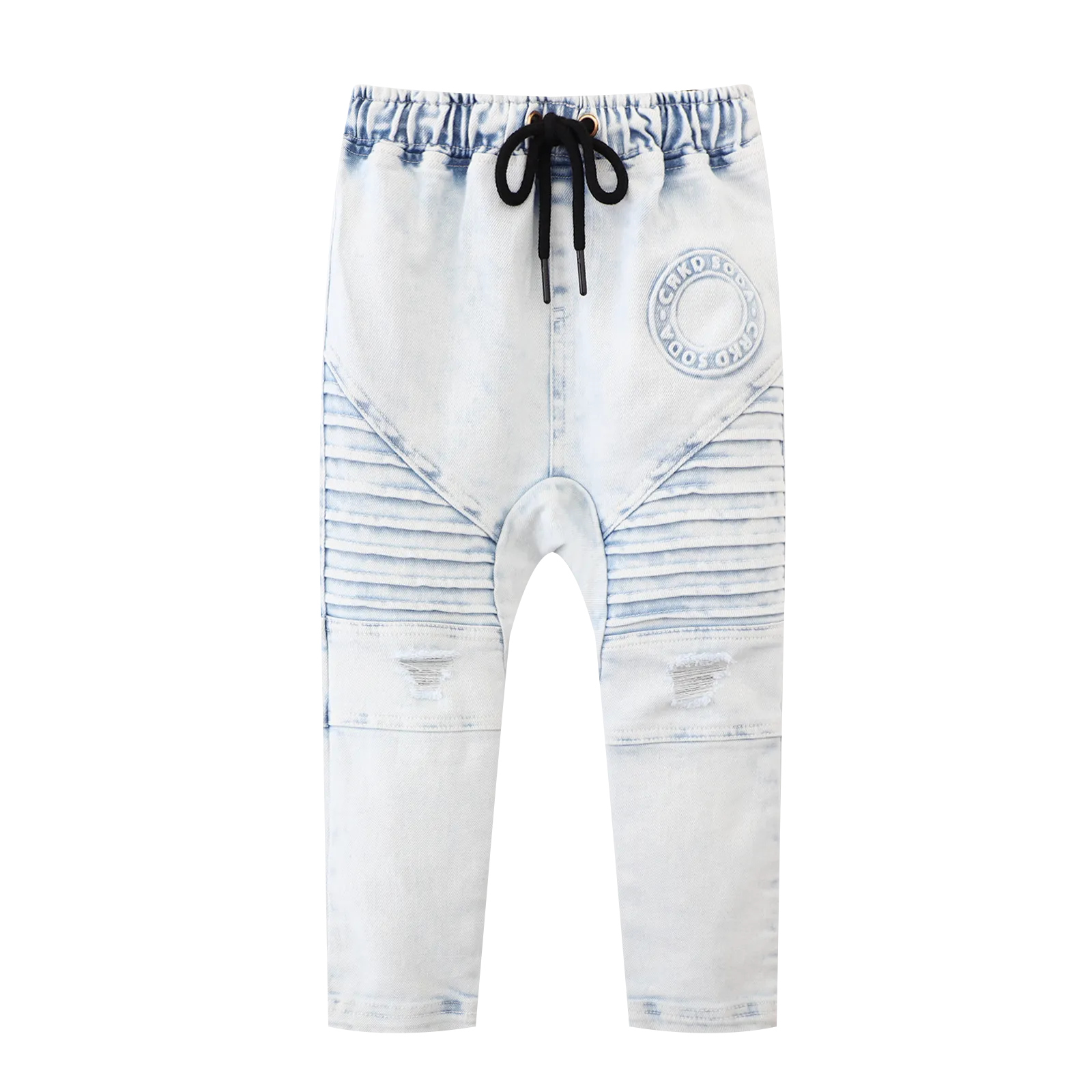 Mateo Embossed Jeans - Blue