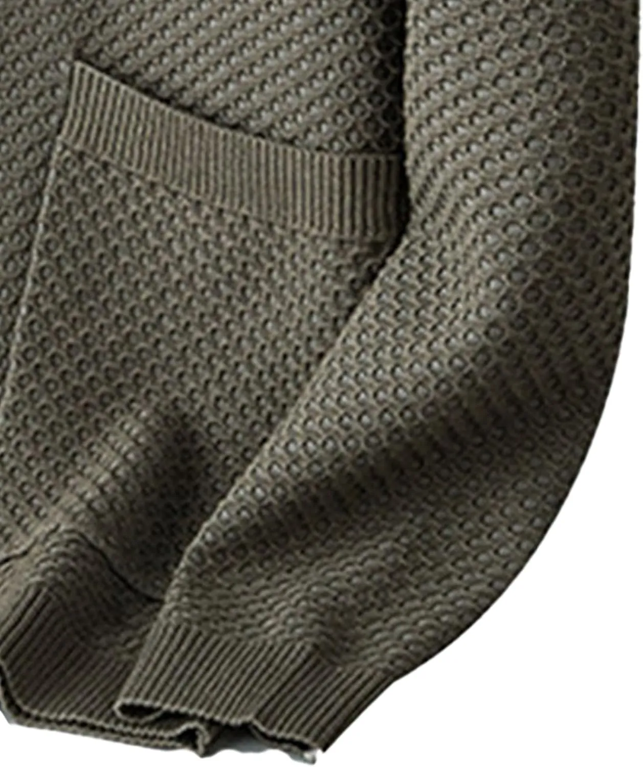 Men's V-Neck Stretchy Fleece Sweater Solid Color Casual Cardigan Coats Slim Soft Stylish Knitted Coats
