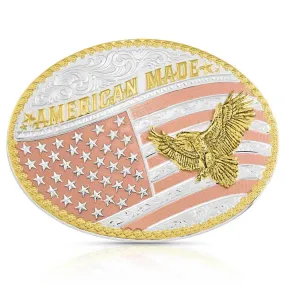 Montana Silversmiths Big Bold Stripes American Made Classic Buckle-49910