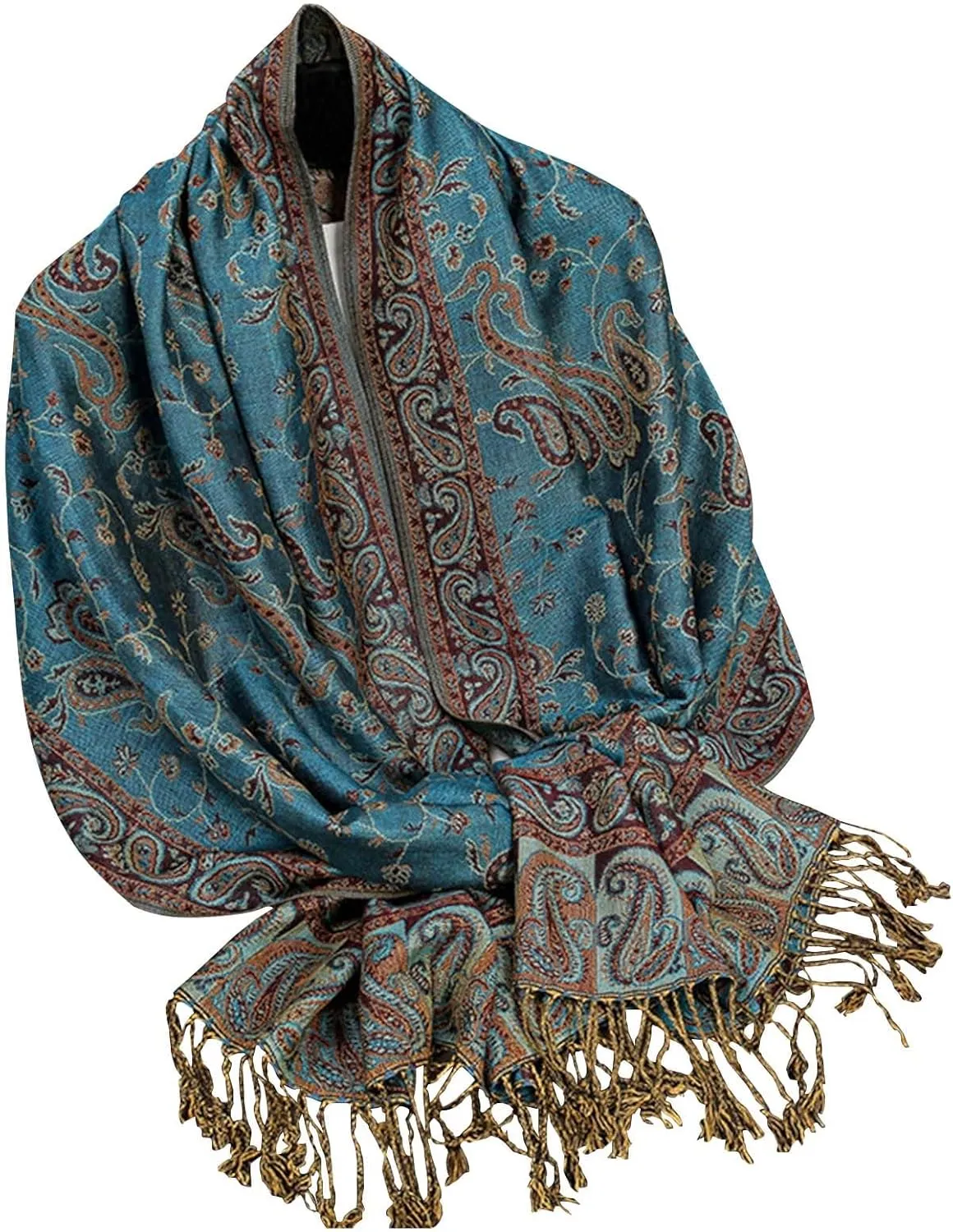 Poncho Shawl Wraps for Women Boho Soft Cashmere Warm Ponchos Sweaters Open Front Travel Cape for Fall Winter Spring