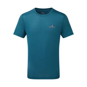 Ronhill | Men's Tech S/S Tee - Legion/Fluo Orange