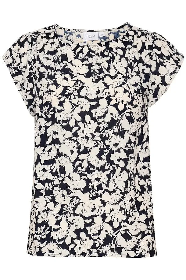 Saint Tropez Blanca Adele Top in Night Sky Porcela