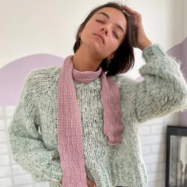 Schema Sciarpa ai Ferri Ondina Scarf
