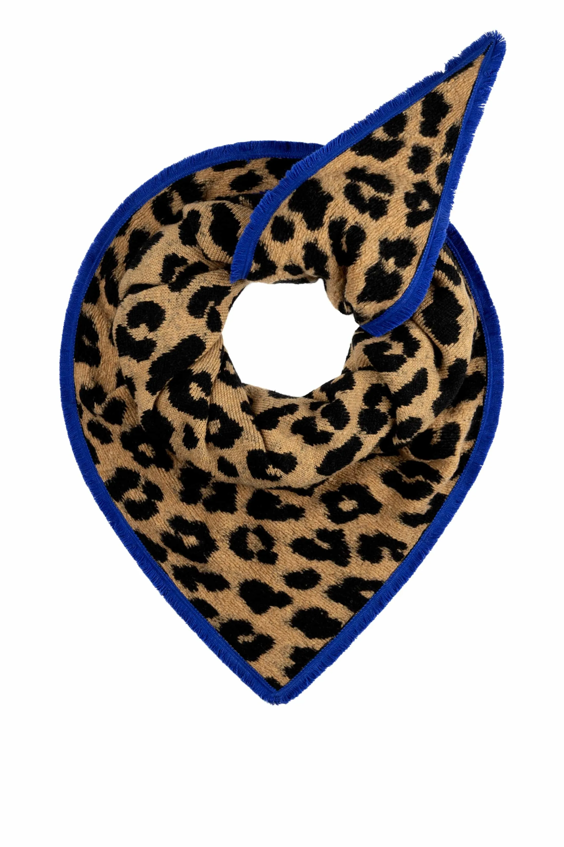 SHAWL - Animal Sand Black