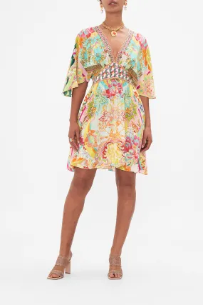 SHORT WAISTED DRESS AN ITALIAN WELCOME