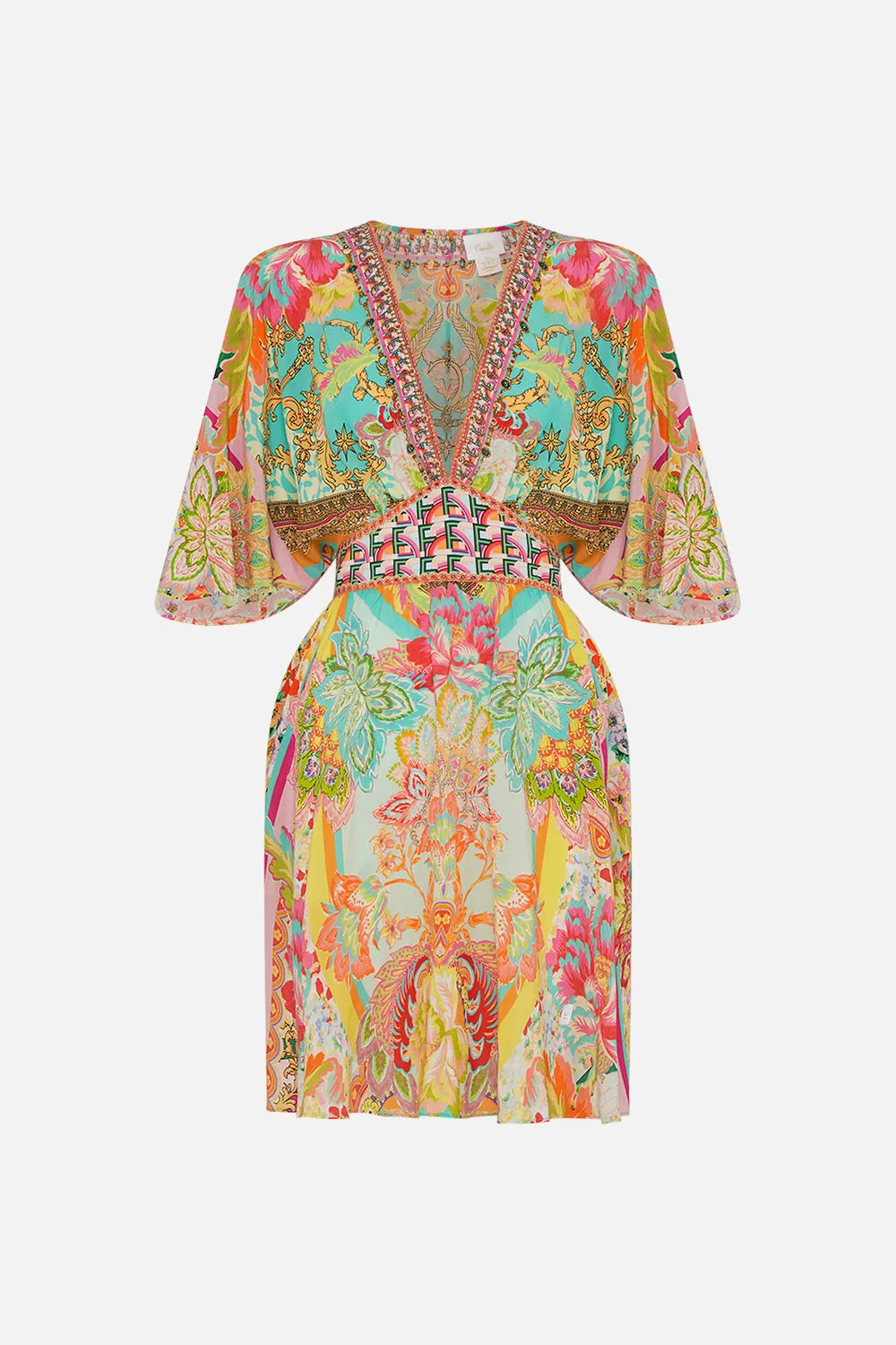 SHORT WAISTED DRESS AN ITALIAN WELCOME