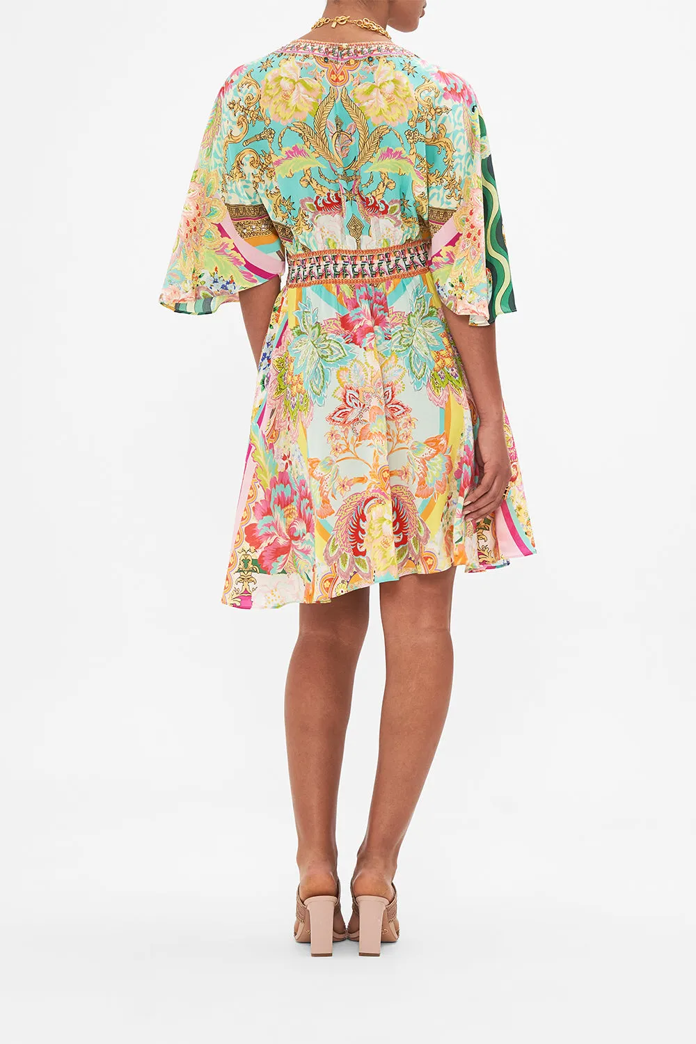 SHORT WAISTED DRESS AN ITALIAN WELCOME