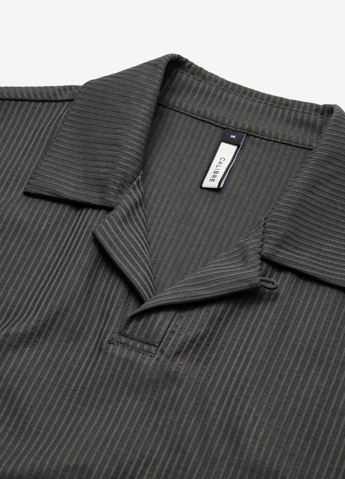 Textured Stripe Polo Thyme
