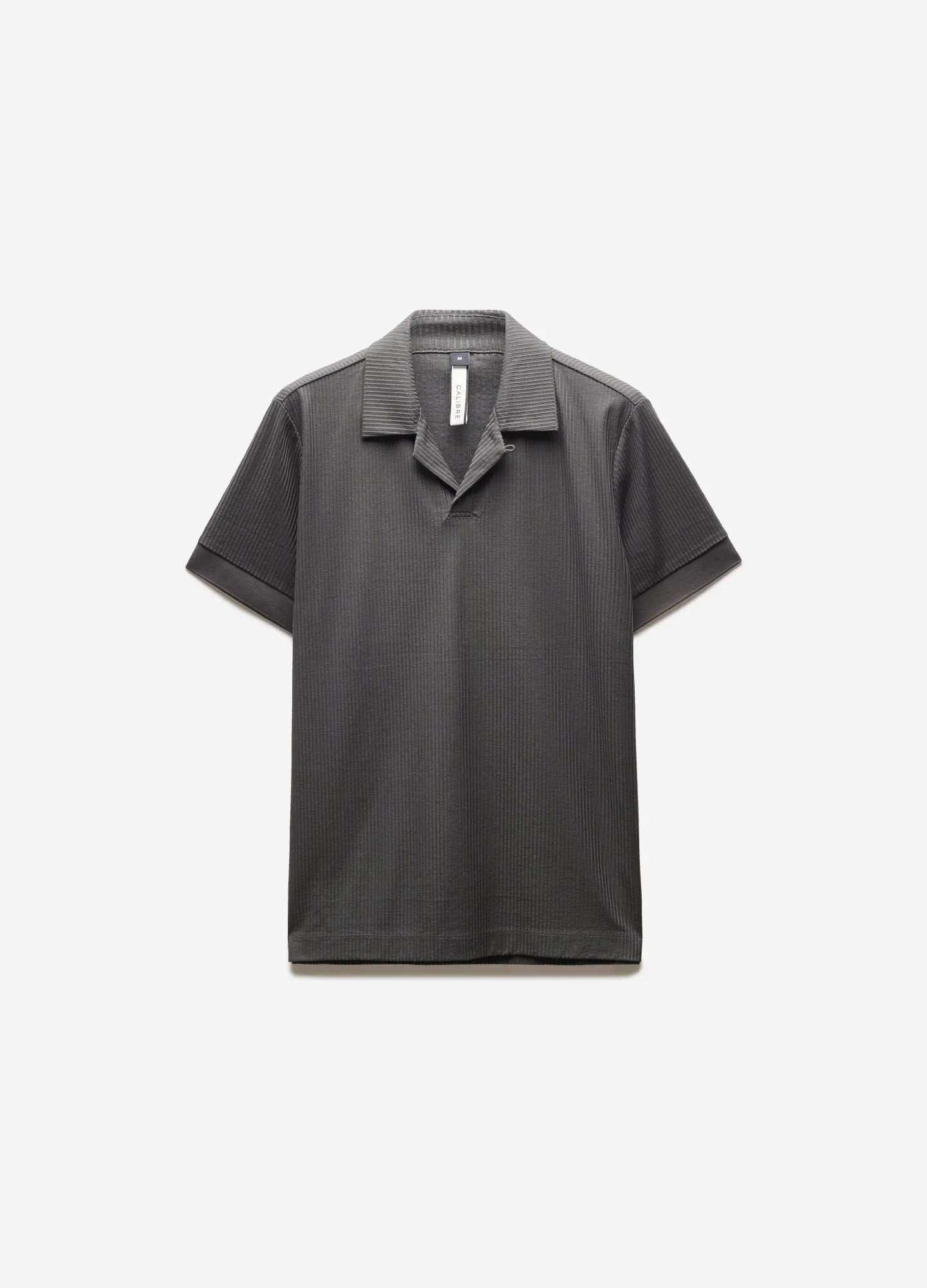Textured Stripe Polo Thyme