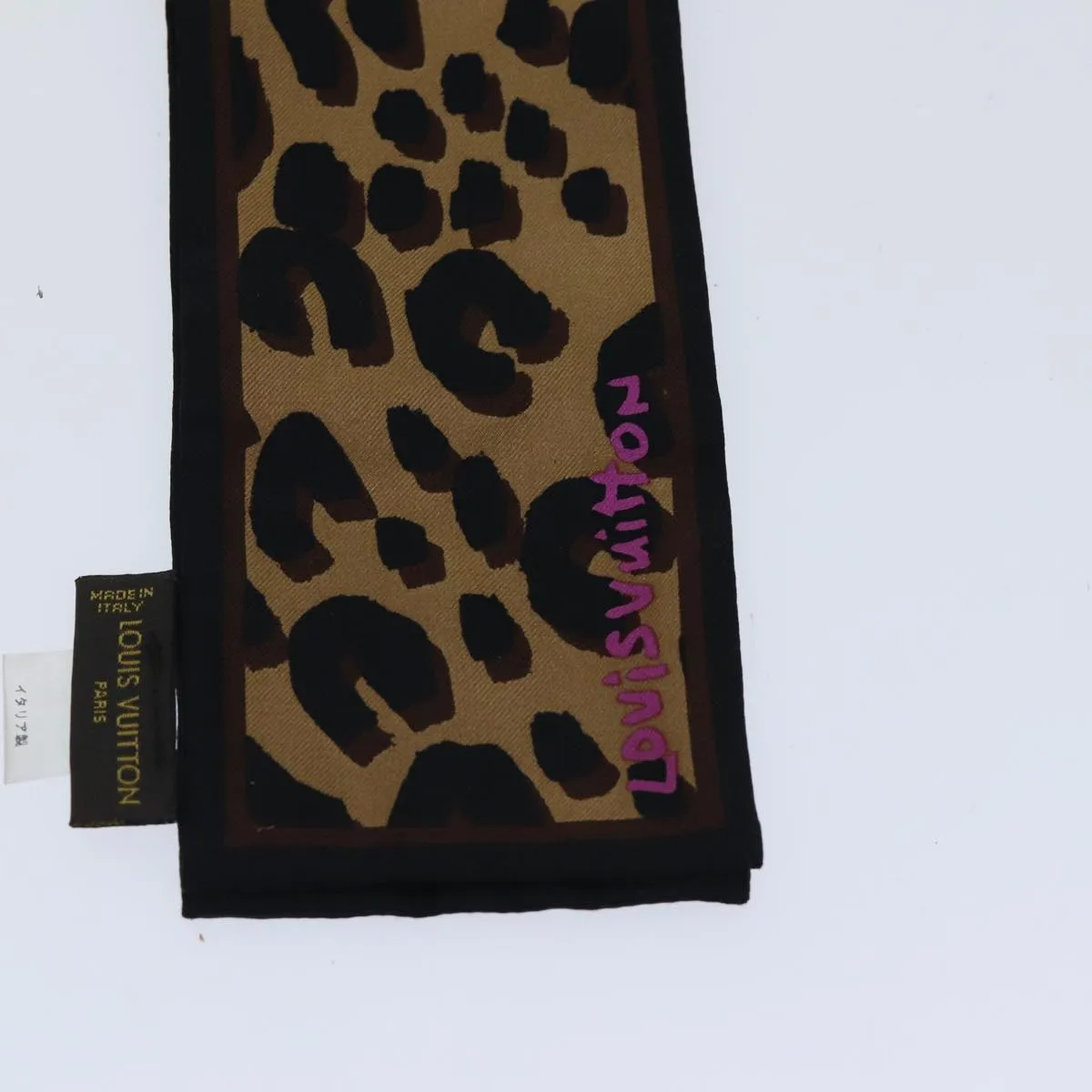 Trendy Inspired Louis Vuitton Bando Scarf Silk Brown Lv Auth Ac3232