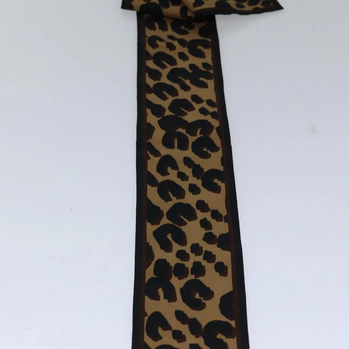 Trendy Inspired Louis Vuitton Bando Scarf Silk Brown Lv Auth Ac3232