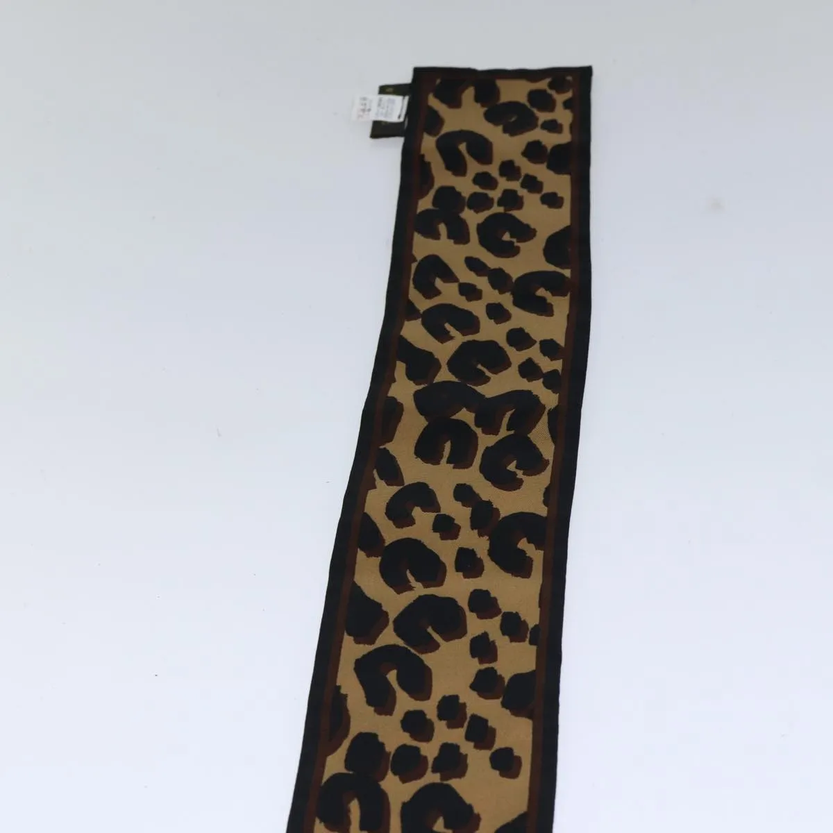 Trendy Inspired Louis Vuitton Bando Scarf Silk Brown Lv Auth Ac3232