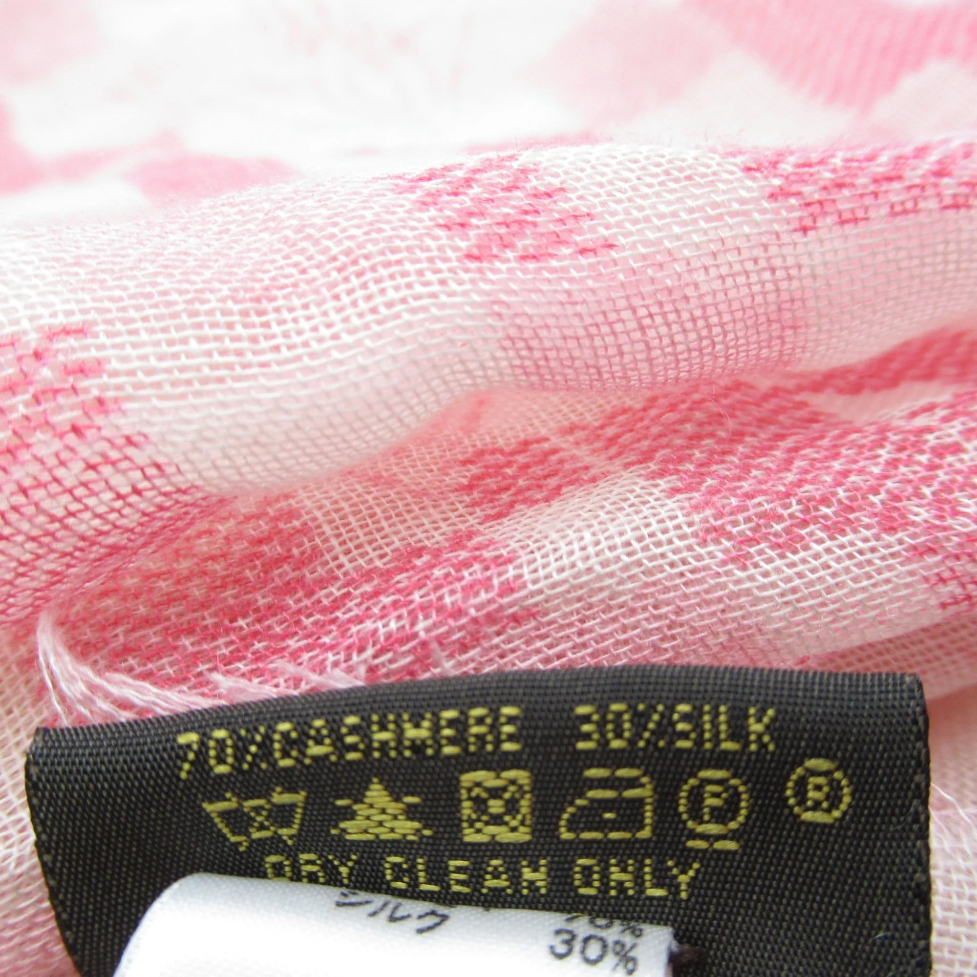 Trendy Inspired Louis Vuitton Scarf Pink Cashmere