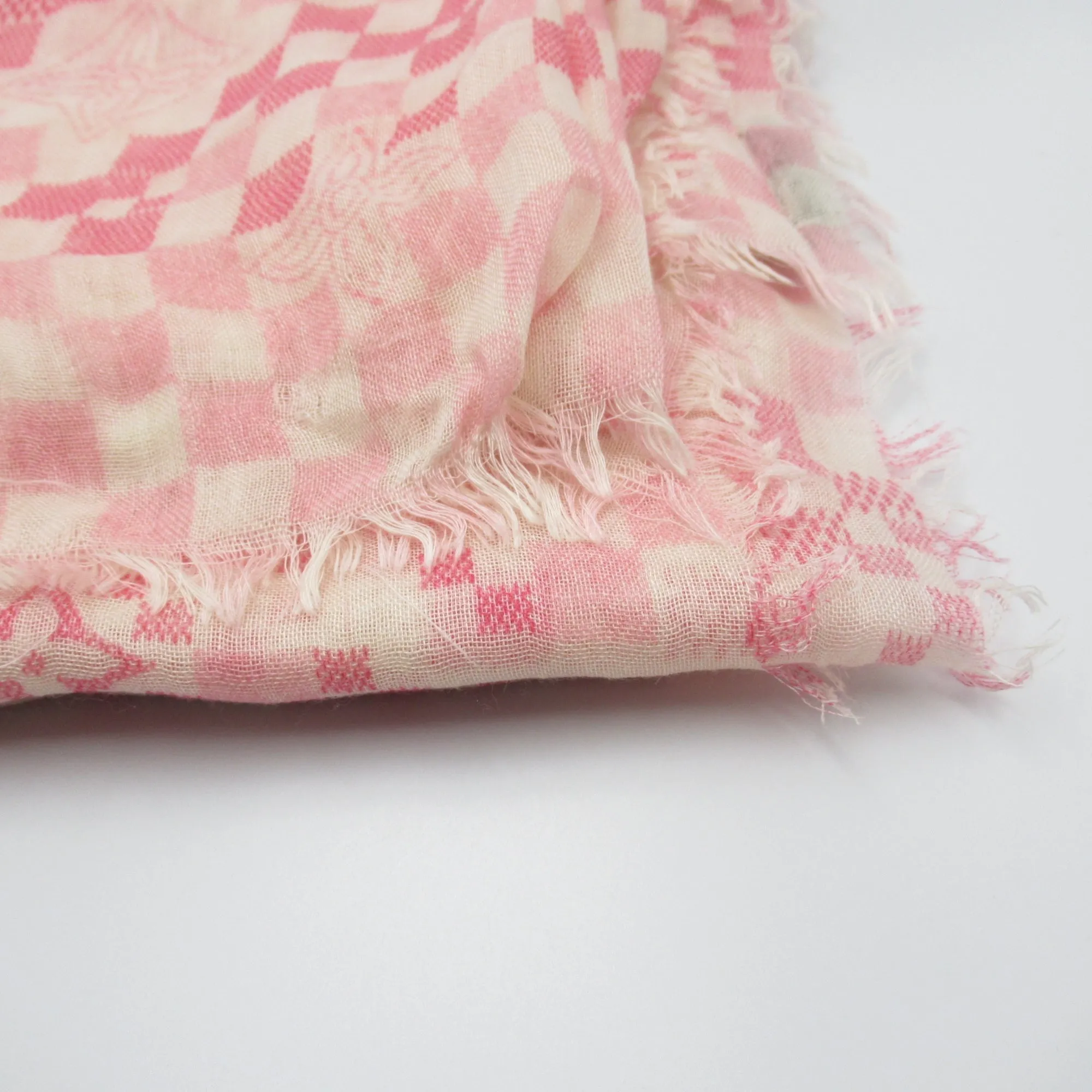 Trendy Inspired Louis Vuitton Scarf Pink Cashmere
