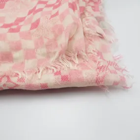 Trendy Inspired Louis Vuitton Scarf Pink Cashmere