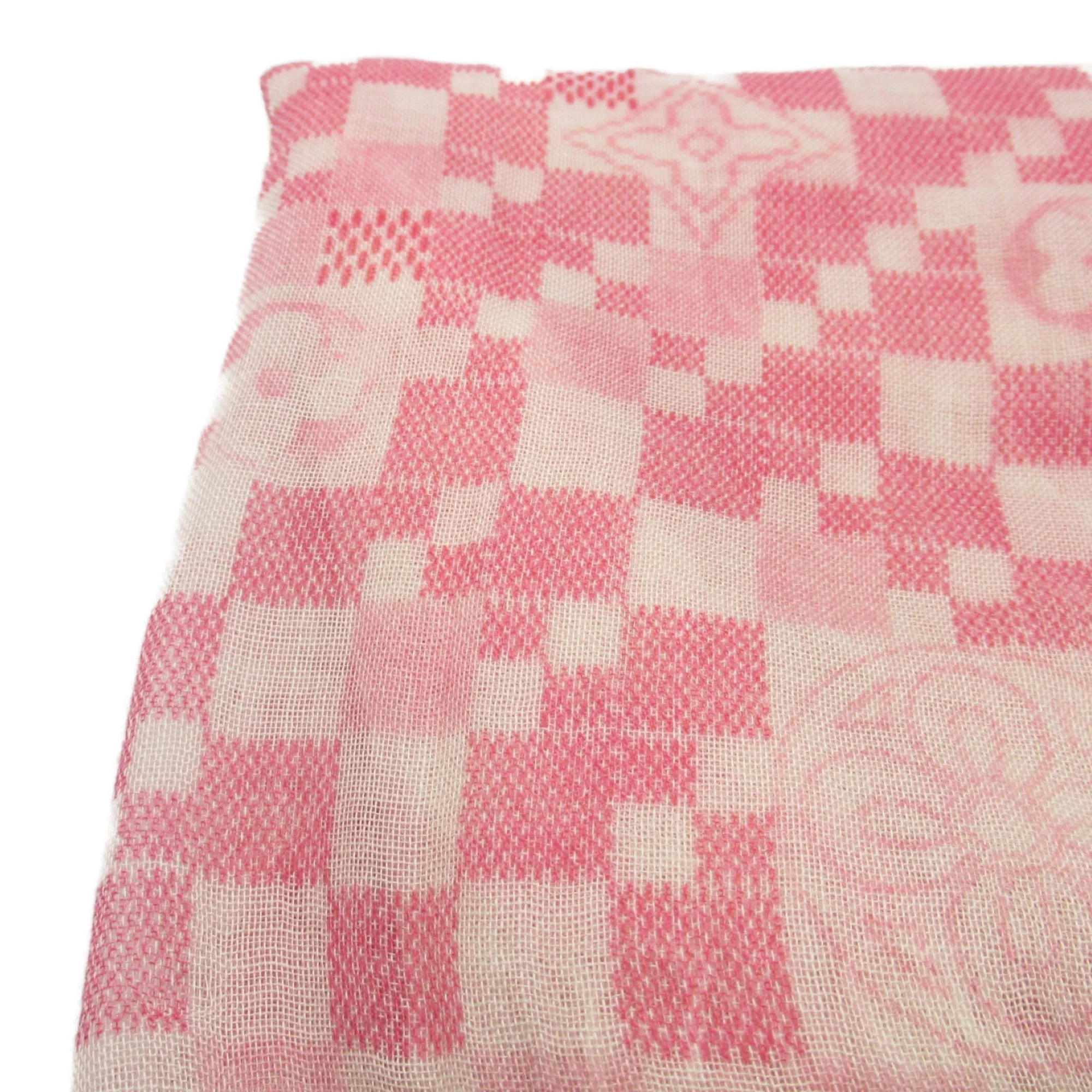 Trendy Inspired Louis Vuitton Scarf Pink Cashmere