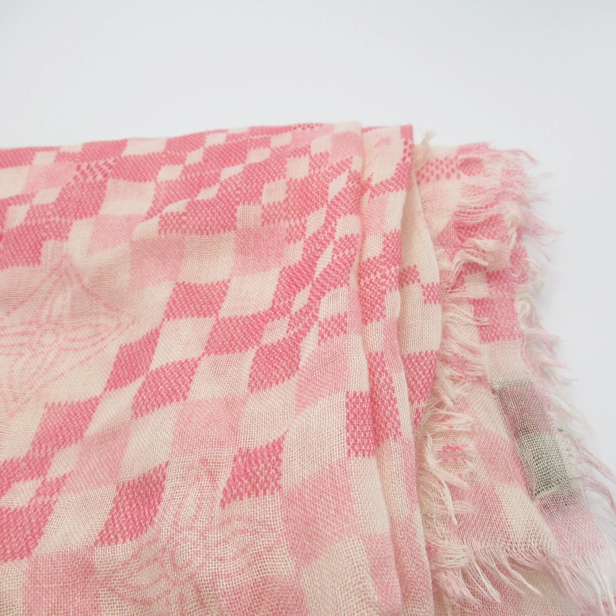 Trendy Inspired Louis Vuitton Scarf Pink Cashmere