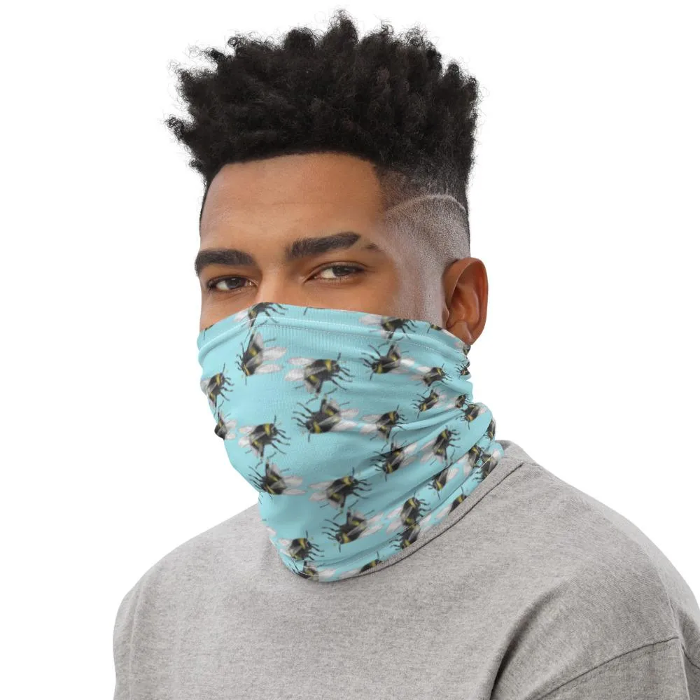 Twin Fighting Beetles Neck Gaiter by Robert Bowen