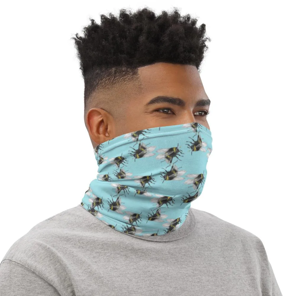 Twin Fighting Beetles Neck Gaiter by Robert Bowen