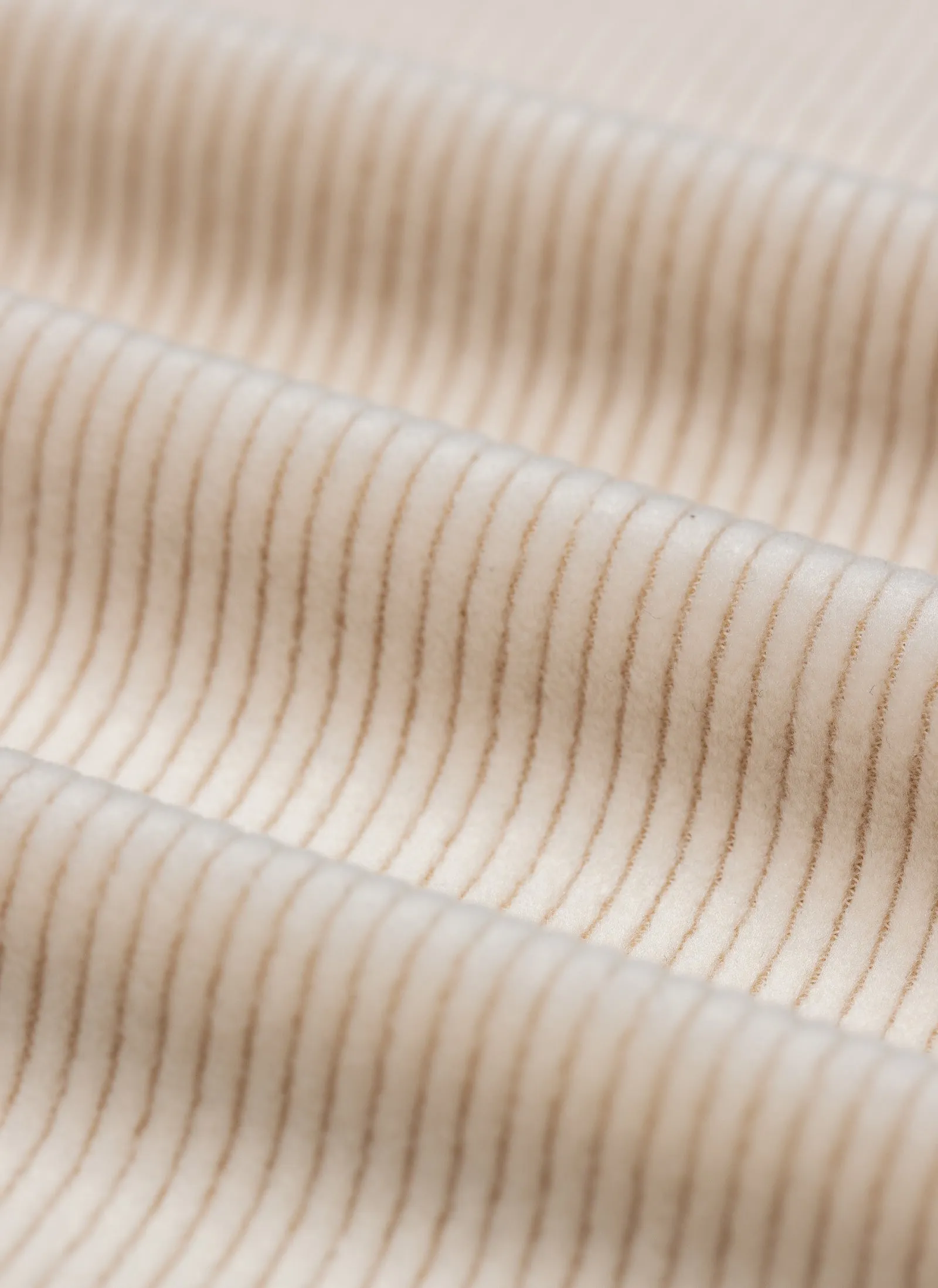 Velour Cord Polo Beige