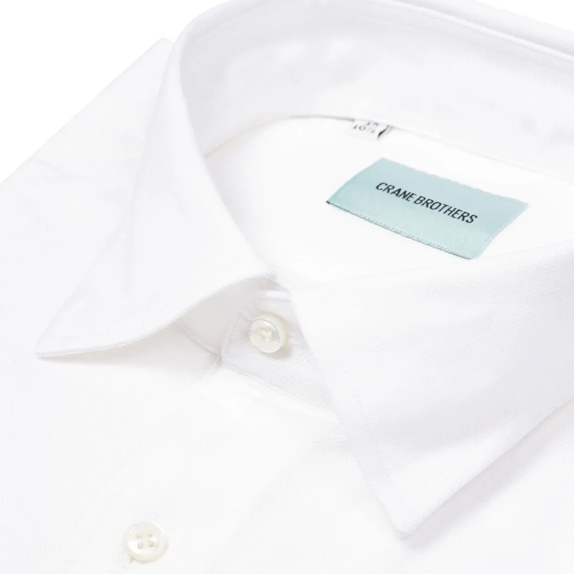 White Cotton Pique Short Sleeve Polo Shirt