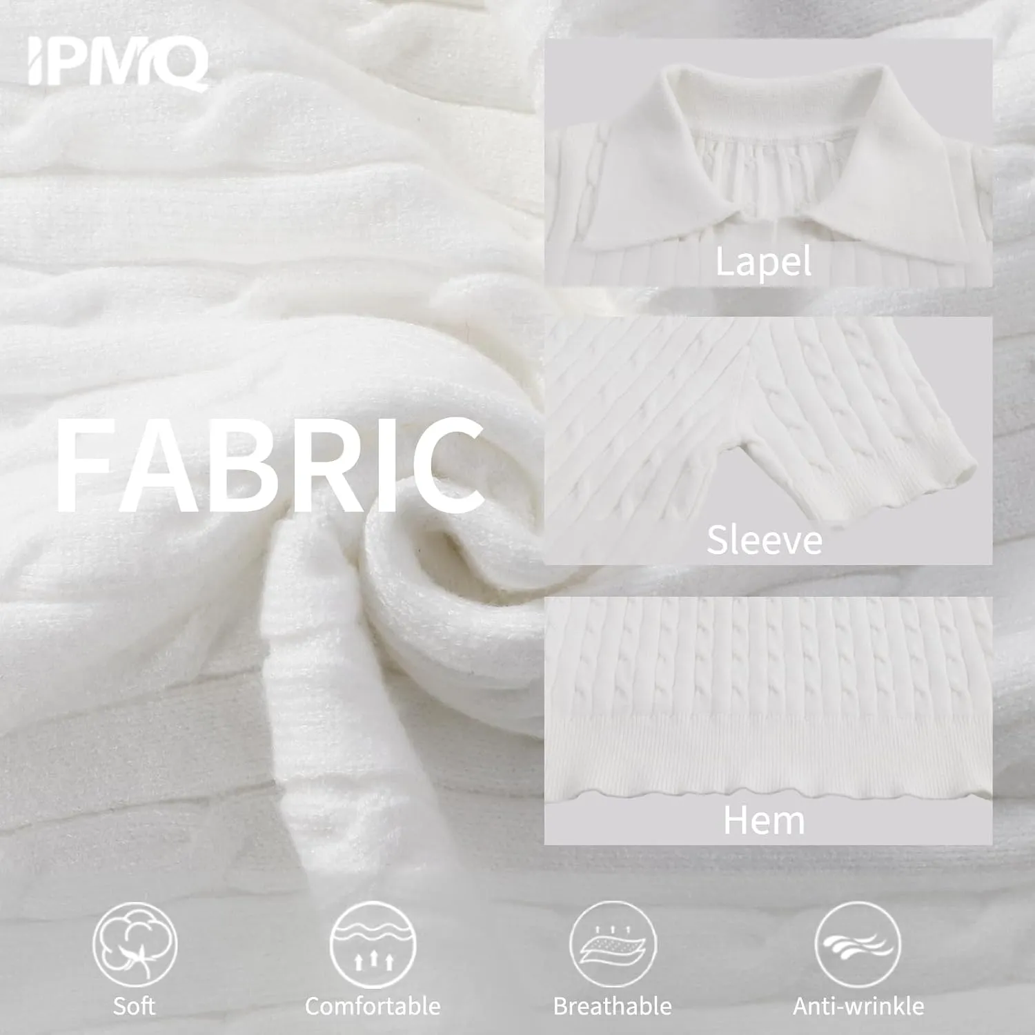 Womens Cable Knit Pullover Sweaters Solid Collared V Neck Elegant Boho Chic Casual Top Sweater