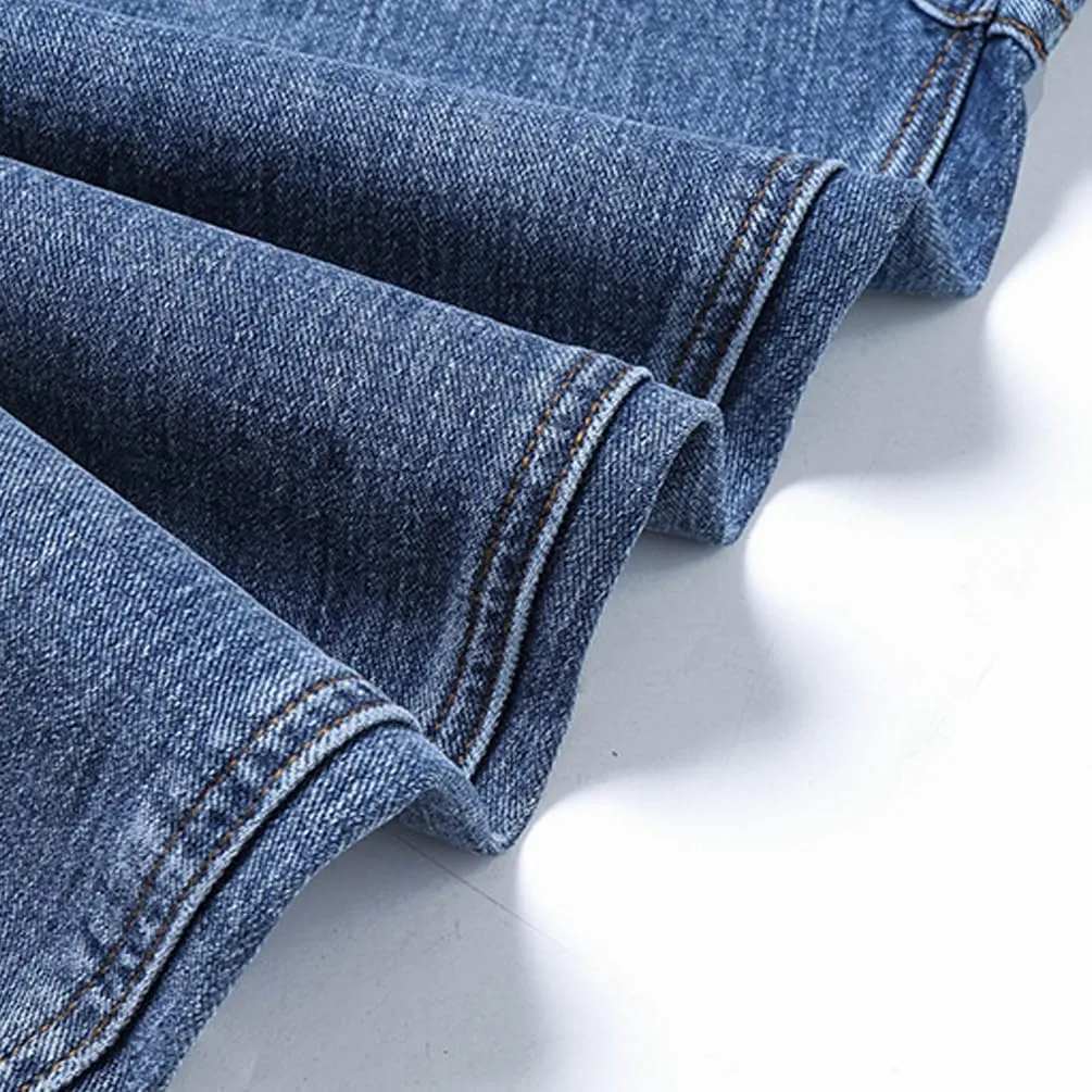 Women's Casual Loose Summer Jeans Shorts, Short with Pockets and Buttons A-Line Summer Chic Stretch